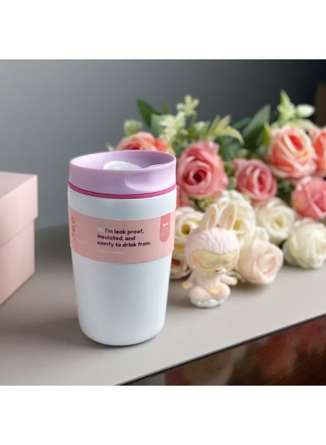 كوب قهوة معزول بتفريغ الهواء، كوب سفر محمول، مناسب للسيارات والمكاتب والمنازل والتخييم، كوب مشروبات عصري، حاوية منزلية متينة، مصنوع من مواد آمنة غذائيًا، ضروري لعشاق الأنشطة الخارجية، الأفضل - Image 3